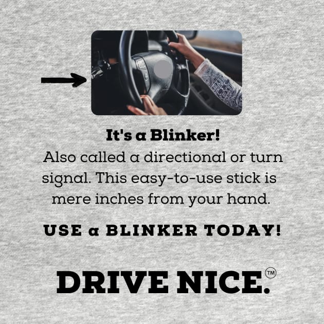 Drive Nice, use a blinker by TraciJ